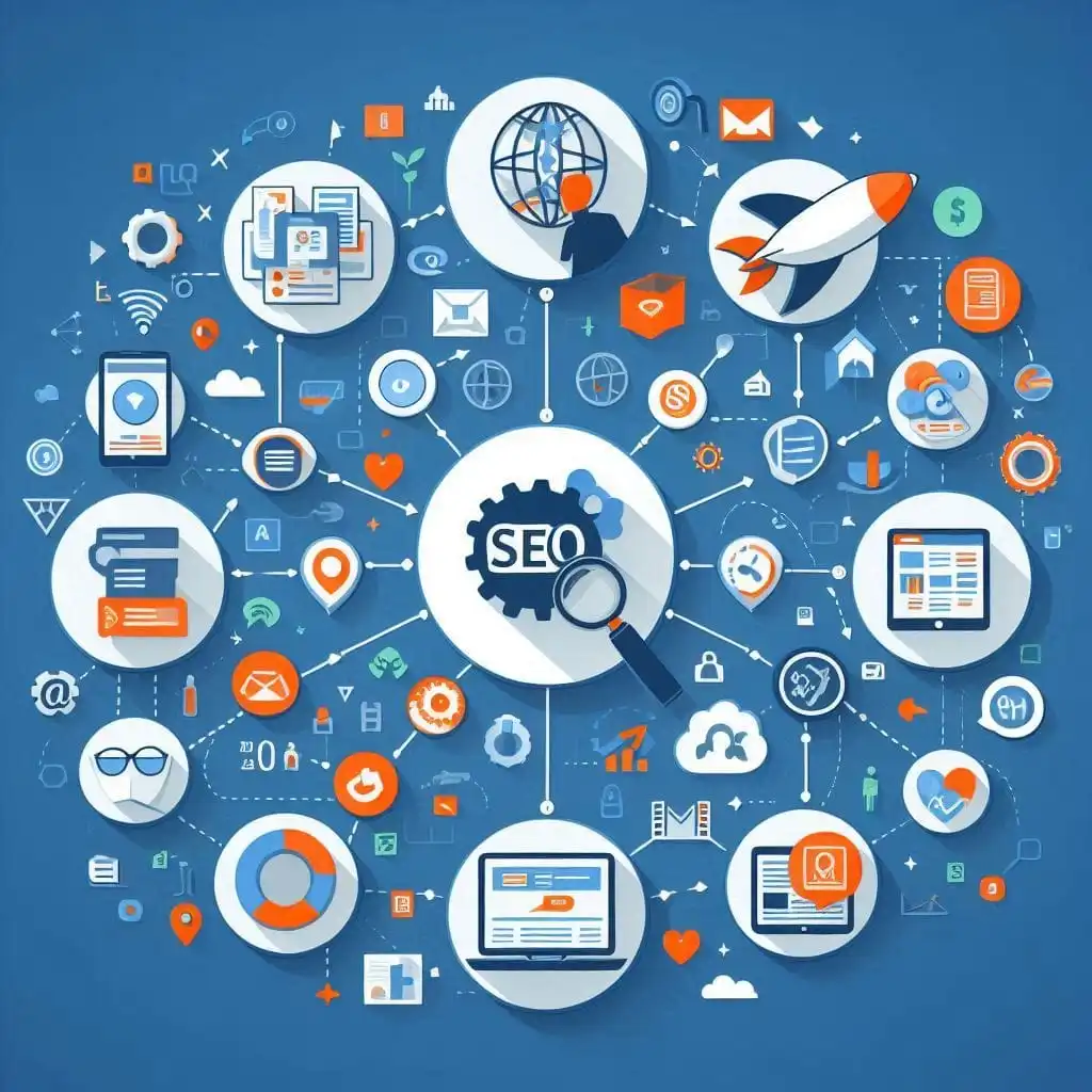 digital marketing explained in simple words with SEO, email, and social media