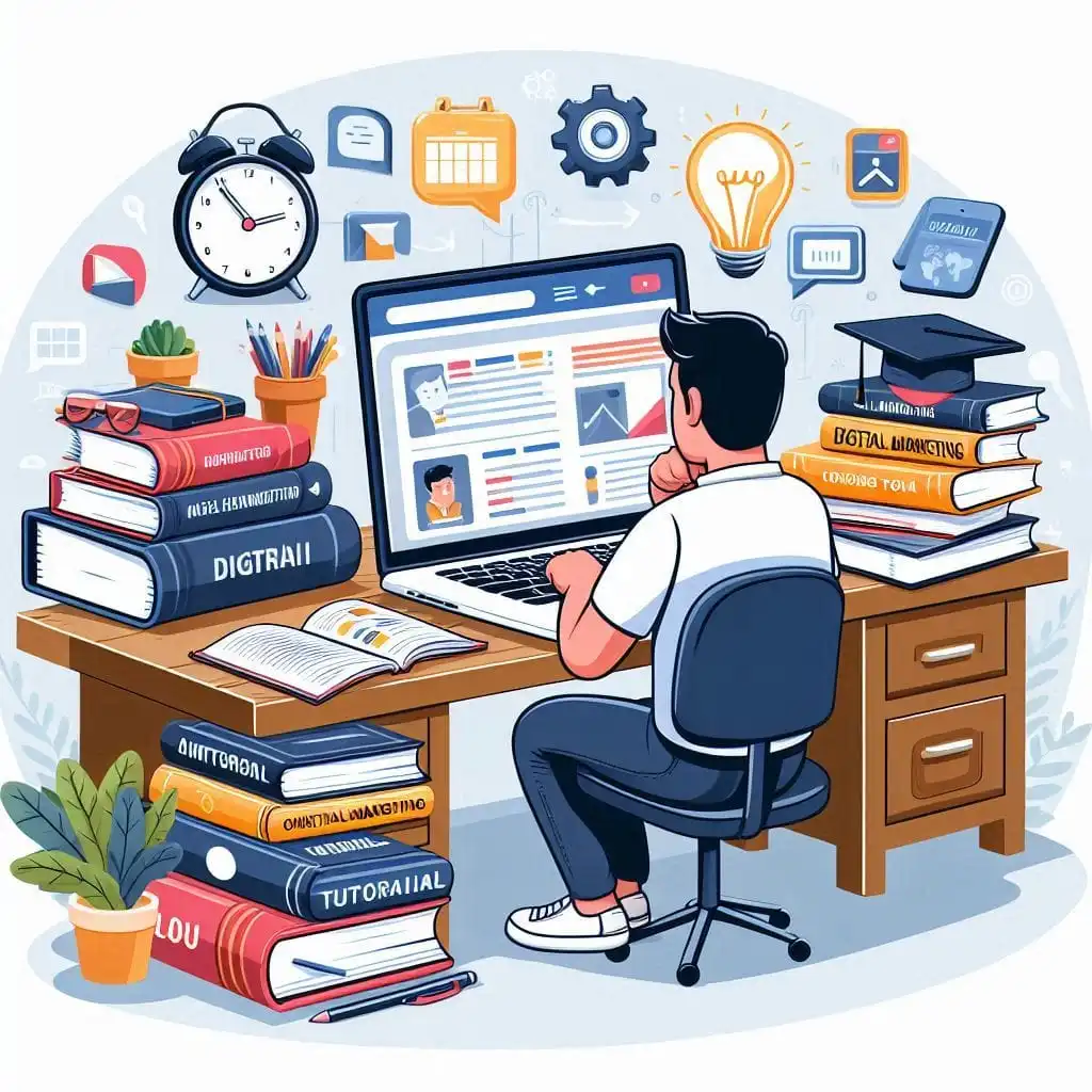 how to start learning digital marketing from scratch with online resources