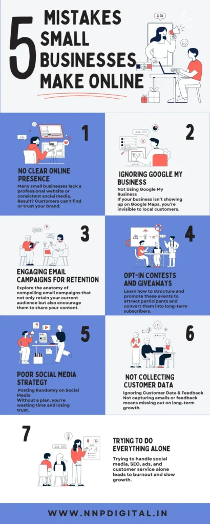 mistakes in google my business