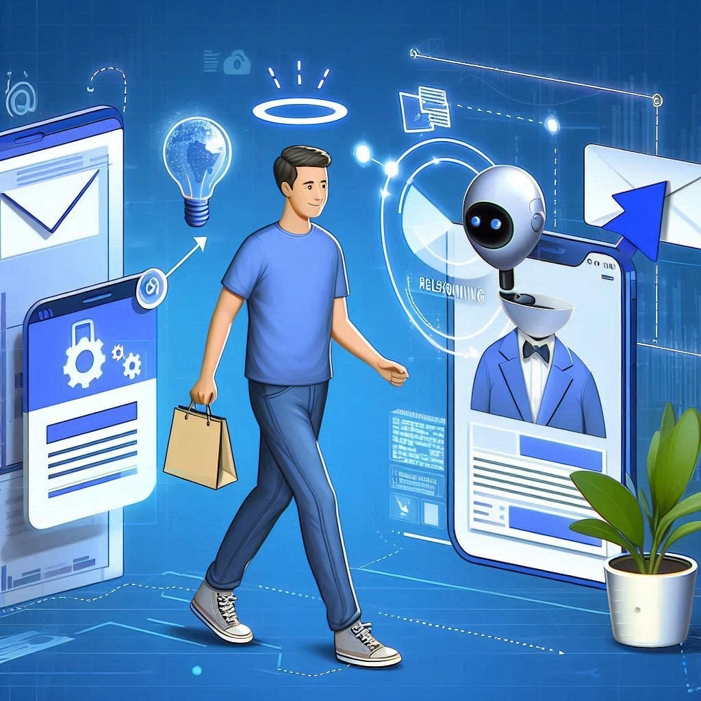 Hyper-personalized marketing campaign driven by AI and user data.
