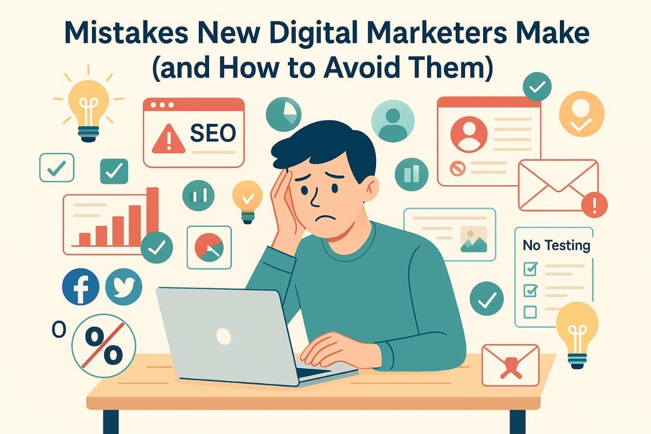8 Common Mistakes New Digital Marketers Make (and How to Avoid Them)